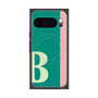 プレミアムスクエアケース with Pixelsnap［ オリジナル - initial color line - B green ］