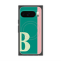 プレミアムスクエアケース with Pixelsnap［ オリジナル - initial color line - B green ］