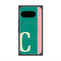 プレミアムスクエアケース with Pixelsnap［ オリジナル - initial color line - C green ］