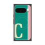 プレミアムスクエアケース with Pixelsnap［ オリジナル - initial color line - C green ］