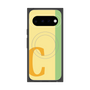 プレミアムスクエアケース with Pixelsnap［ オリジナル - initial color line - C yellow ］