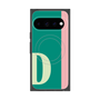 プレミアムスクエアケース with Pixelsnap［ オリジナル - initial color line - D green ］