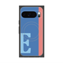 プレミアムスクエアケース with Pixelsnap［ オリジナル - initial color line - E blue ］