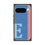プレミアムスクエアケース with Pixelsnap［ オリジナル - initial color line - E blue ］
