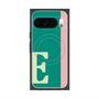プレミアムスクエアケース with Pixelsnap［ オリジナル - initial color line - E green ］