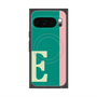 プレミアムスクエアケース with Pixelsnap［ オリジナル - initial color line - E green ］