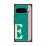 プレミアムスクエアケース with Pixelsnap［ オリジナル - initial color line - E green ］