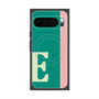 プレミアムスクエアケース with Pixelsnap［ オリジナル - initial color line - E green ］