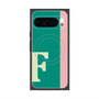 プレミアムスクエアケース with Pixelsnap［ オリジナル - initial color line - F green ］