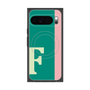 プレミアムスクエアケース with Pixelsnap［ オリジナル - initial color line - F green ］