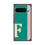 プレミアムスクエアケース with Pixelsnap［ オリジナル - initial color line - F green ］