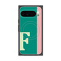 プレミアムスクエアケース with Pixelsnap［ オリジナル - initial color line - F green ］