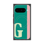 プレミアムスクエアケース with Pixelsnap［ オリジナル - initial color line - G green ］