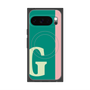 プレミアムスクエアケース with Pixelsnap［ オリジナル - initial color line - G green ］