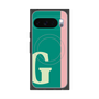 プレミアムスクエアケース with Pixelsnap［ オリジナル - initial color line - G green ］