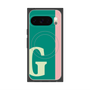 プレミアムスクエアケース with Pixelsnap［ オリジナル - initial color line - G green ］