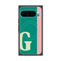 プレミアムスクエアケース with Pixelsnap［ オリジナル - initial color line - G green ］