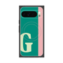 プレミアムスクエアケース with Pixelsnap［ オリジナル - initial color line - G green ］