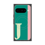プレミアムスクエアケース with Pixelsnap［ オリジナル - initial color line - J green ］