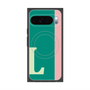 プレミアムスクエアケース with Pixelsnap［ オリジナル - initial color line - L green ］