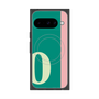 プレミアムスクエアケース with Pixelsnap［ オリジナル - initial color line - O green ］