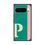 プレミアムスクエアケース with Pixelsnap［ オリジナル - initial color line - P green ］
