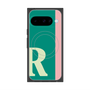 プレミアムスクエアケース with Pixelsnap［ オリジナル - initial color line - R green ］