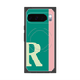 プレミアムスクエアケース with Pixelsnap［ オリジナル - initial color line - R green ］
