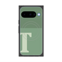 プレミアムスクエアケース with Pixelsnap［ オリジナル - initial two tone - T green ］