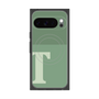 プレミアムスクエアケース with Pixelsnap［ オリジナル - initial two tone - T green ］
