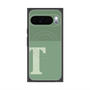 プレミアムスクエアケース with Pixelsnap［ オリジナル - initial two tone - T green ］