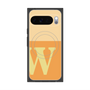 プレミアムスクエアケース with Pixelsnap［ オリジナル - initial two tone - W orange ］