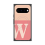 プレミアムスクエアケース with Pixelsnap［ オリジナル - initial two tone - W pink ］
