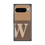 プレミアムスクエアケース with Pixelsnap［ オリジナル - initial two tone - W brown ］