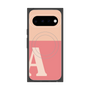 プレミアムスクエアケース with Pixelsnap［ オリジナル - initial two tone - A pink ］