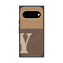 プレミアムスクエアケース with Pixelsnap［ オリジナル - initial two tone - Y brown ］
