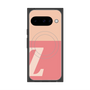 プレミアムスクエアケース with Pixelsnap［ オリジナル - initial two tone - Z pink ］
