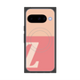 プレミアムスクエアケース with Pixelsnap［ オリジナル - initial two tone - Z pink ］