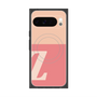 プレミアムスクエアケース with Pixelsnap［ オリジナル - initial two tone - Z pink ］