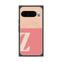 プレミアムスクエアケース with Pixelsnap［ オリジナル - initial two tone - Z pink ］