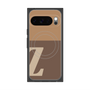 プレミアムスクエアケース with Pixelsnap［ オリジナル - initial two tone - Z brown ］