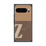 プレミアムスクエアケース with Pixelsnap［ オリジナル - initial two tone - Z brown ］