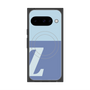 プレミアムスクエアケース with Pixelsnap［ オリジナル - initial two tone - Z blue ］