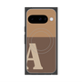 プレミアムスクエアケース with Pixelsnap［ オリジナル - initial two tone - A brown ］