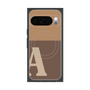 プレミアムスクエアケース with Pixelsnap［ オリジナル - initial two tone - A brown ］