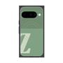 プレミアムスクエアケース with Pixelsnap［ オリジナル - initial two tone - Z green ］