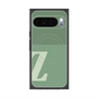 プレミアムスクエアケース with Pixelsnap［ オリジナル - initial two tone - Z green ］