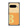 プレミアムスクエアケース with Pixelsnap［ オリジナル - initial two tone - B orange ］
