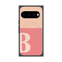 プレミアムスクエアケース with Pixelsnap［ オリジナル - initial two tone - B pink ］