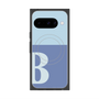 プレミアムスクエアケース with Pixelsnap［ オリジナル - initial two tone - B blue ］